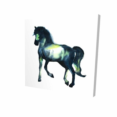 FONDO 16 x 16 in. Elegant Horse-Print on Canvas FO2788409